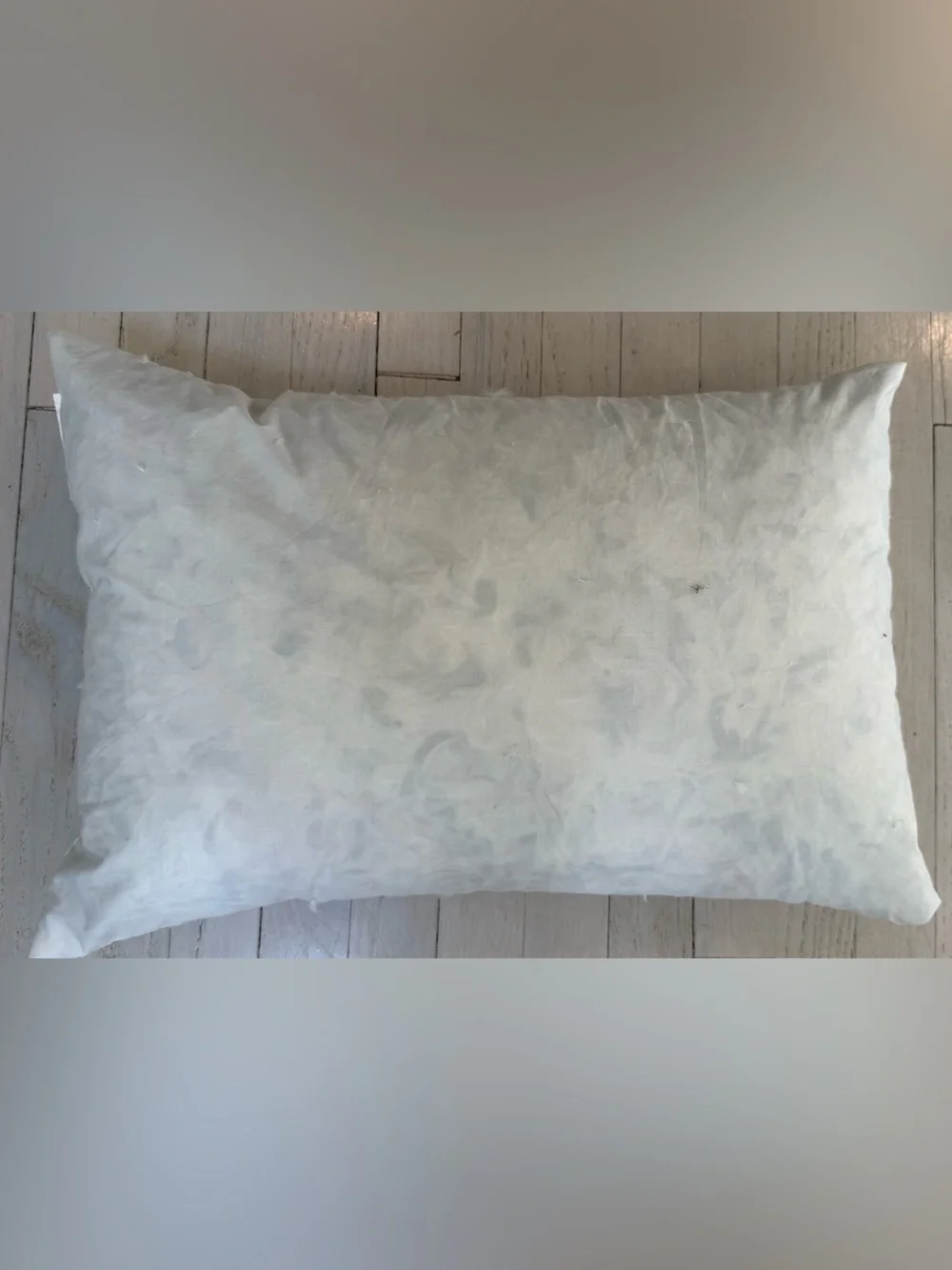 (3) 15”x22” Crate & Barrel Cotton Beige Pillow Covers and Matching Down Inserts